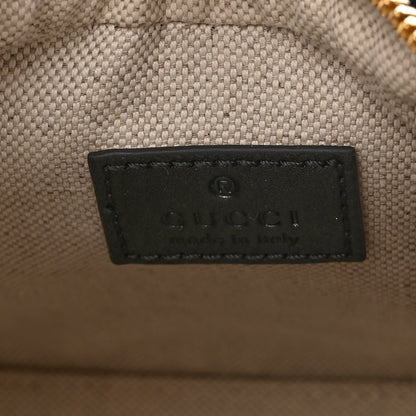 Gucci Aria Calfskin Web Small Attache Shoulder Bag Black 6 of 9