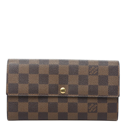 Louis Vuitton Damier Ebene Sarah Wallet 1 of 10