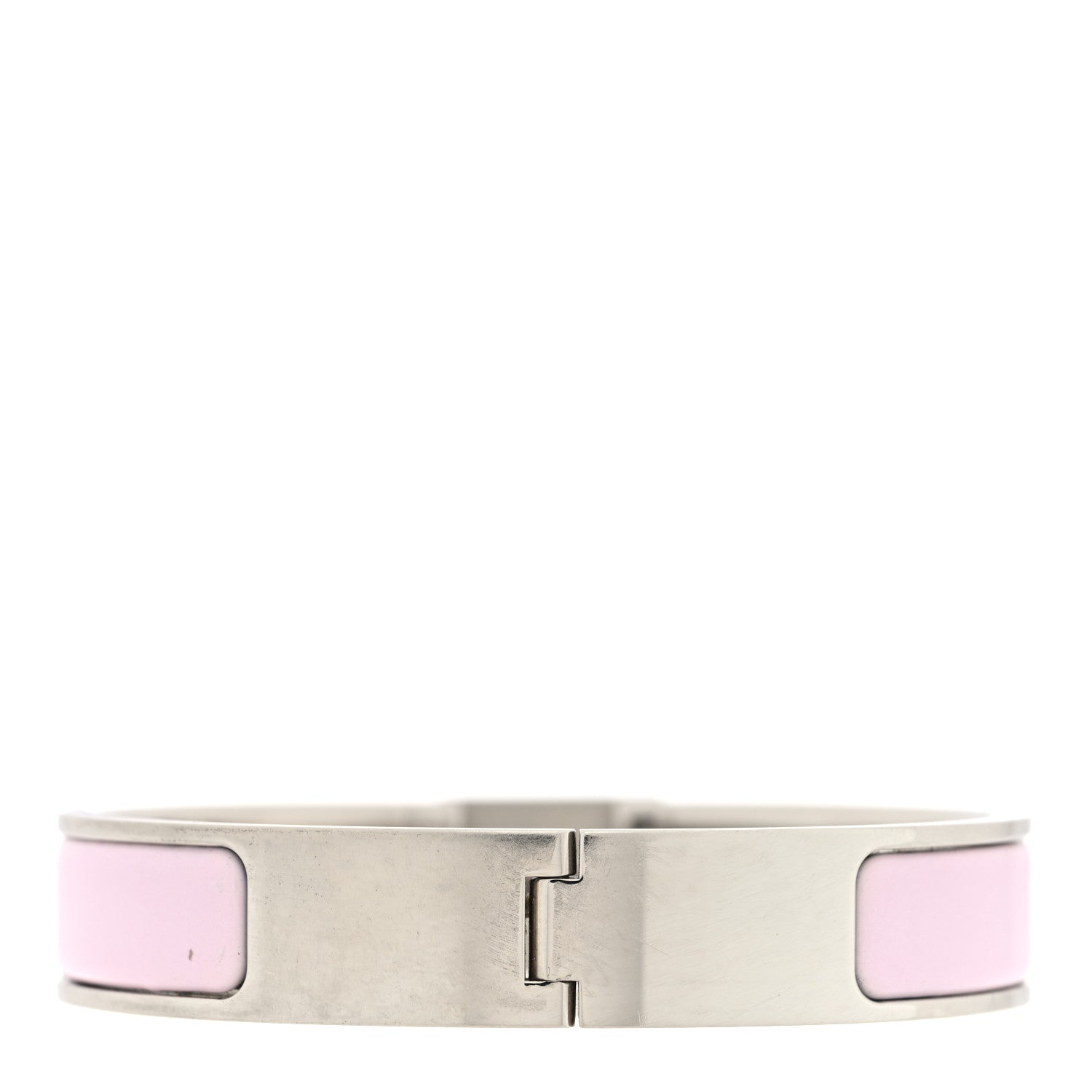 Hermes Enamel Narrow Clic Cadenas Bracelet PM Rose Dragee 3 of 5