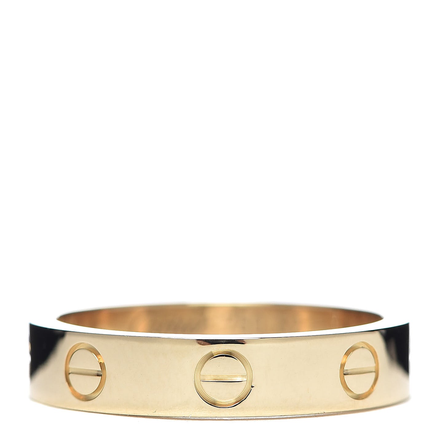 18K Yellow Gold Diamond 4mm LOVE Wedding Band Ring 52 6