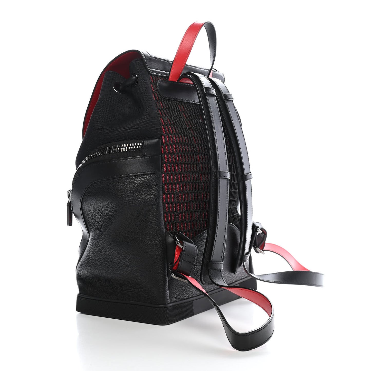 Calfskin Ecusson Explorafunk Backpack Black