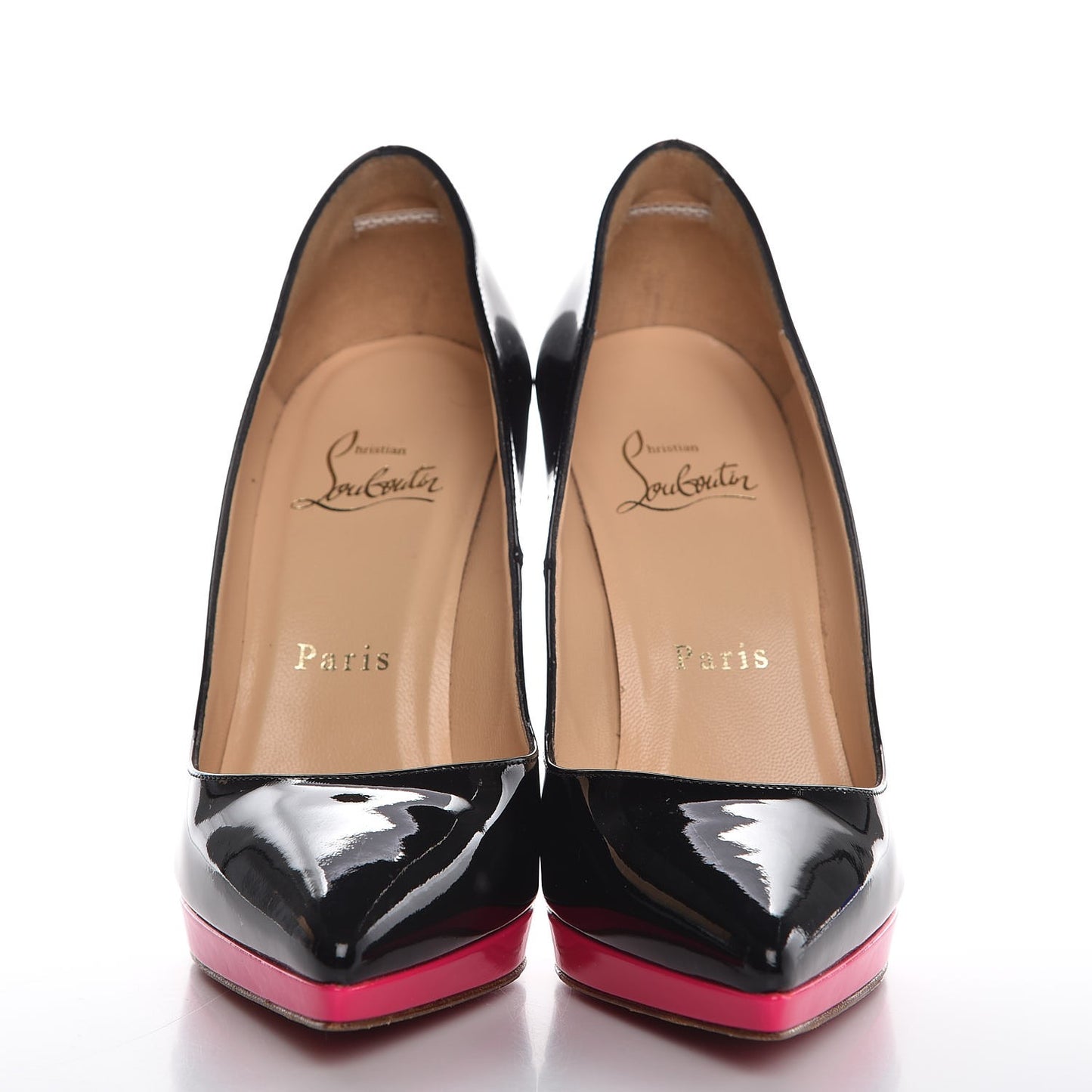 Patent Pigalle Plato 120 Pumps 35 Fluo Black Rose Matador