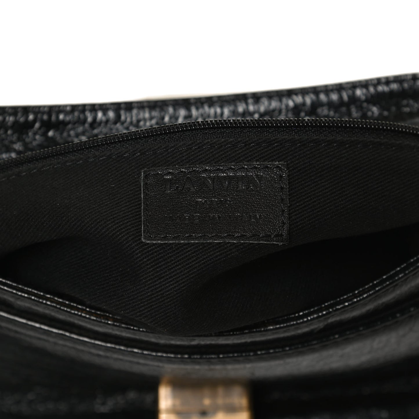 Lambskin Happy Chain Bag Black