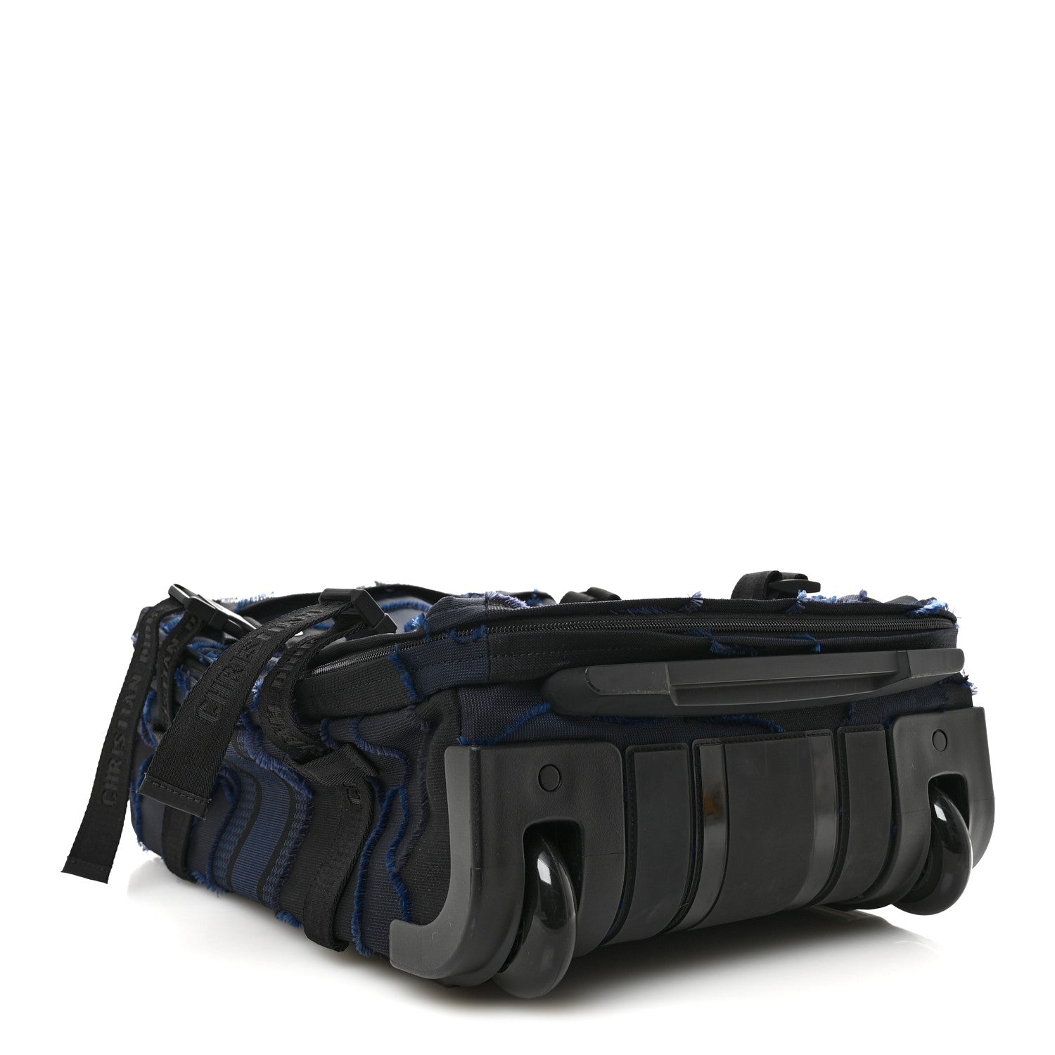 Christian Dior Canvas Small Diortravel Suitcase Blue Multicolor 3 of 10