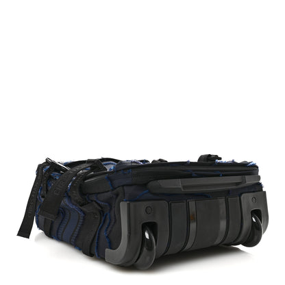 Christian Dior Canvas Small Diortravel Suitcase Blue Multicolor 3 of 10