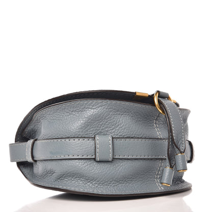 Chloe Calfskin Mini Marcie Round Crossbody Bag Cloudy Blue 4 of 8