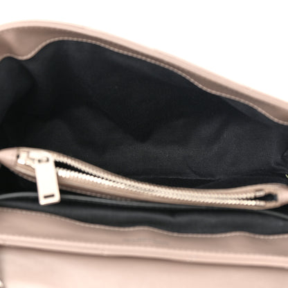 Saint Laurent Calfskin Y Quilted Monogram Small Loulou Chain Satchel Dark Beige 5 of 11