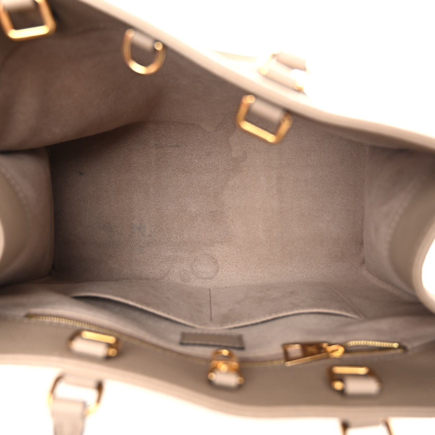 Louis Vuitton Empreinte Monogram Giant Onthego MM Tourterelle 5 of 9