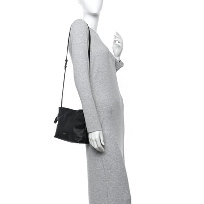 Loewe Calfskin Mini Flamenco Knot Clutch Black 2 of 11