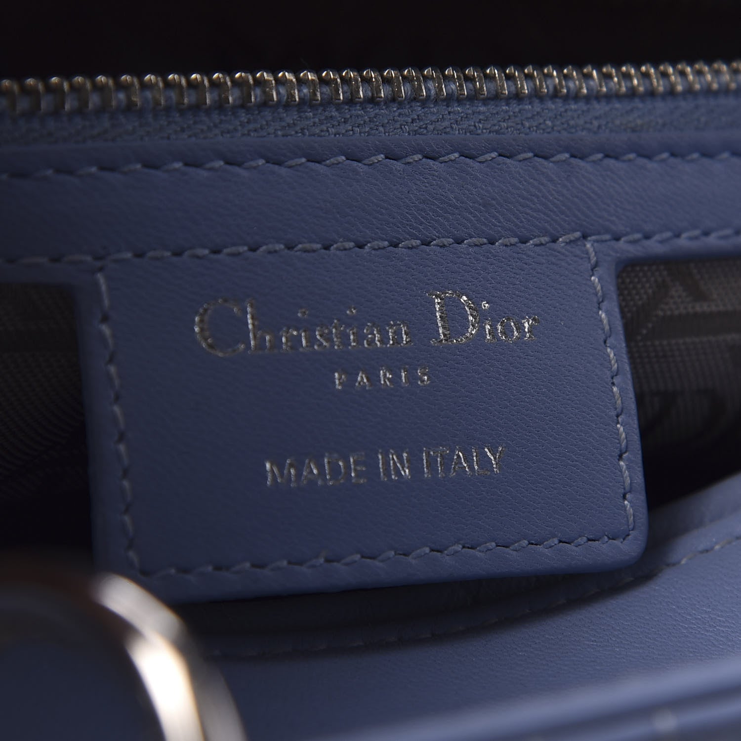 Christian Dior Lambskin Cannage Large Lady Dior Jean 8 of 8