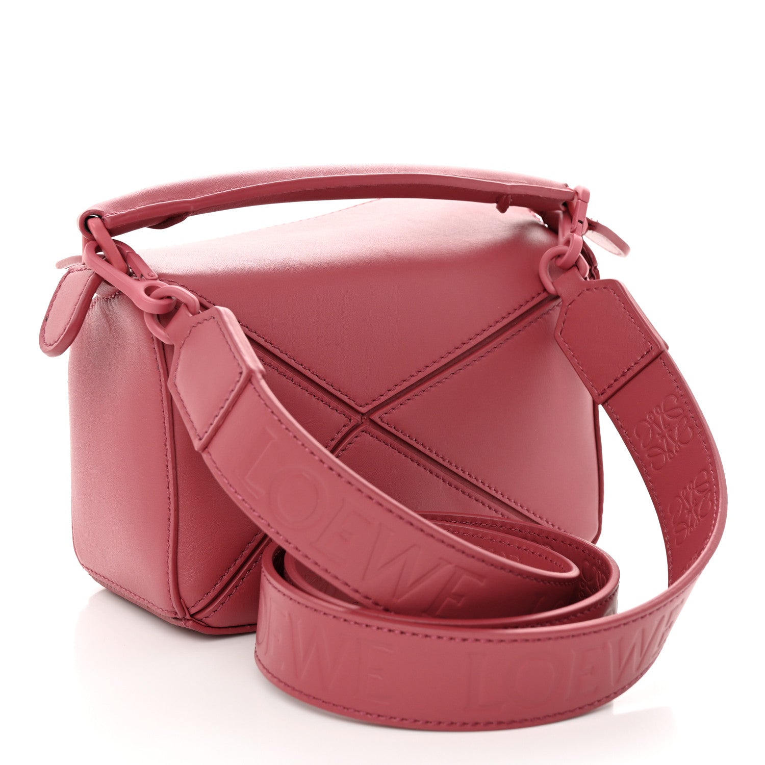 Loewe Calfskin Mini Puzzle Bag Plumrose 2 of 9