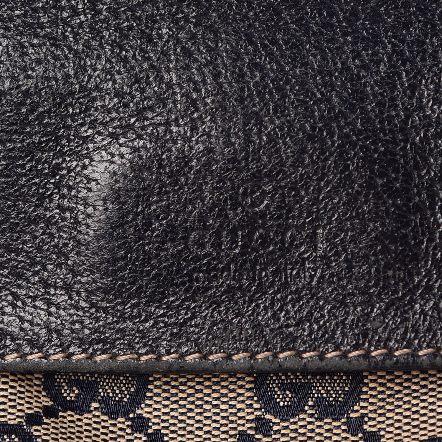 Gucci GG Monogram Web Double Pocket Belt Bag Navy 6 of 12