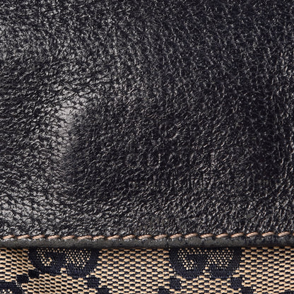 Gucci GG Monogram Web Double Pocket Belt Bag Navy 6 of 12