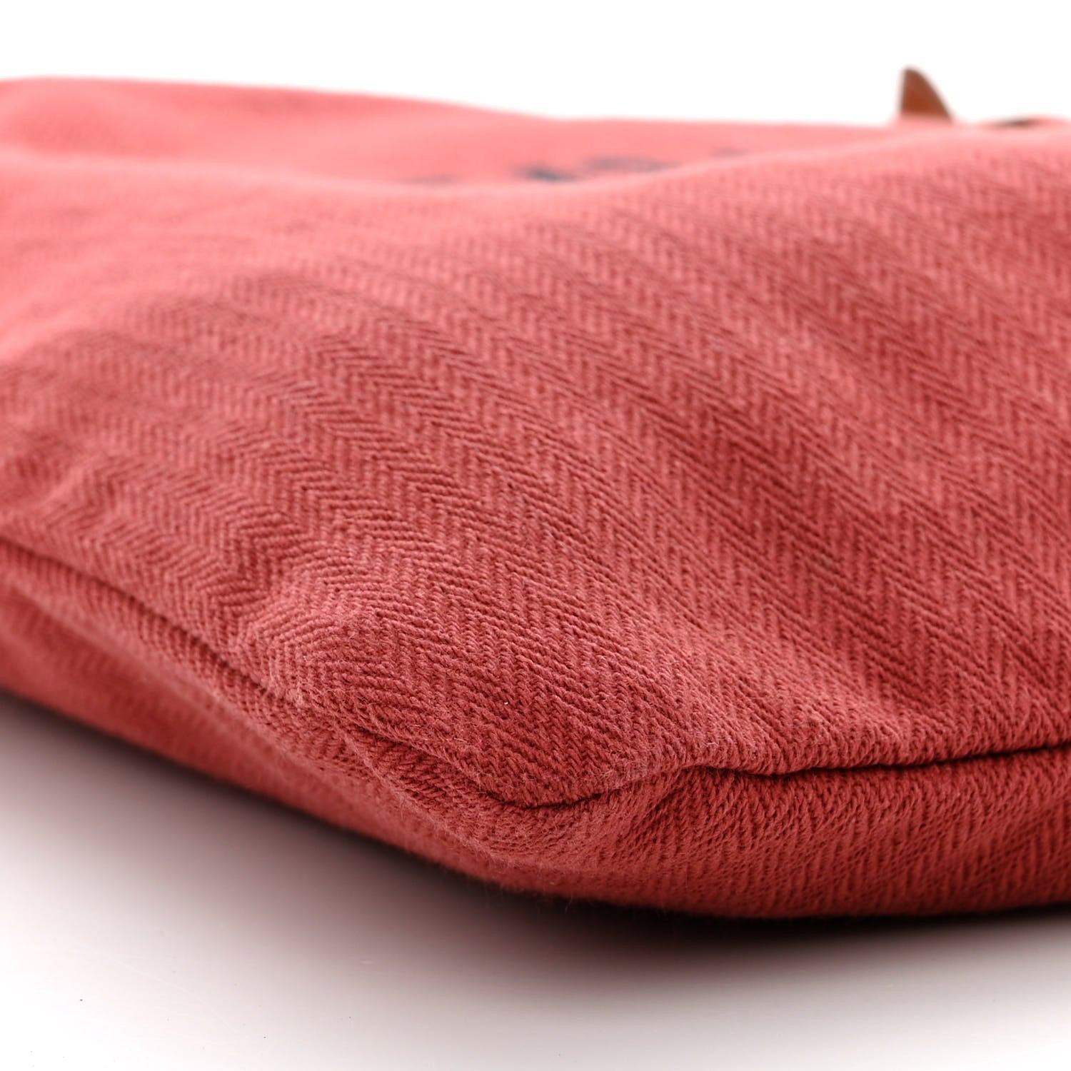 Hermes Canvas Swift Aline Grooming Bag Rouge H Gold 8 of 9