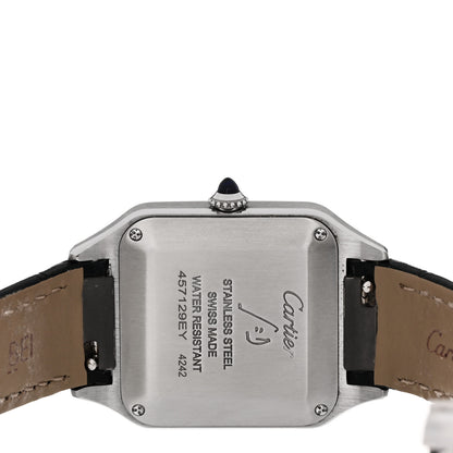 Cartier Stainless Steel Alligator 27.5mm Santos Dumont Quartz Watch 4 of 4