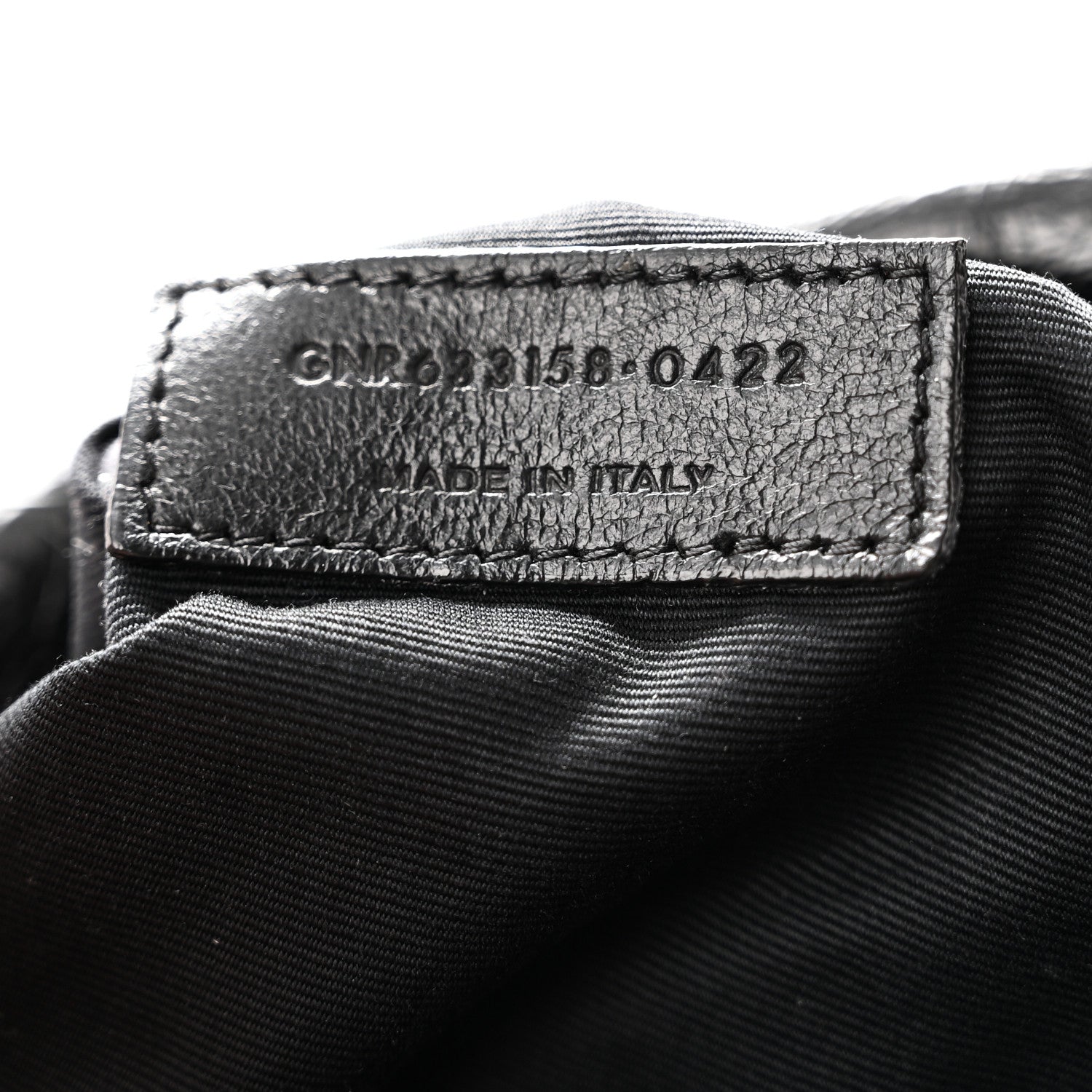 Saint Laurent Crinkled Calfskin Matelasse Monogram Medium Niki Chain Satchel Black 7 of 10