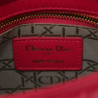 Christian Dior Lambskin Cannage Mini Lady Dior Fuchsia 6 of 12