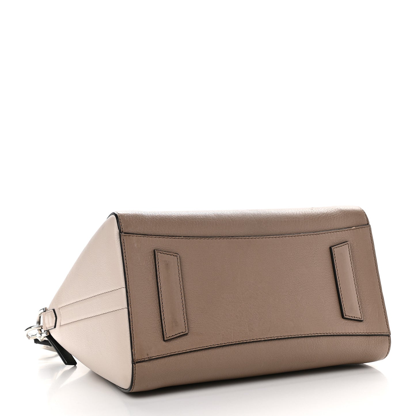 Sugar Goatskin Small Tri-Color Antigona Linen