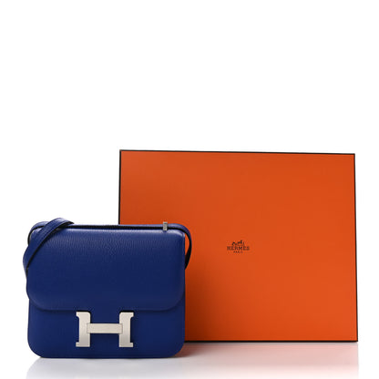 Hermes Chevre Mysore Constance 18 Bleu Electrique 10 of 10