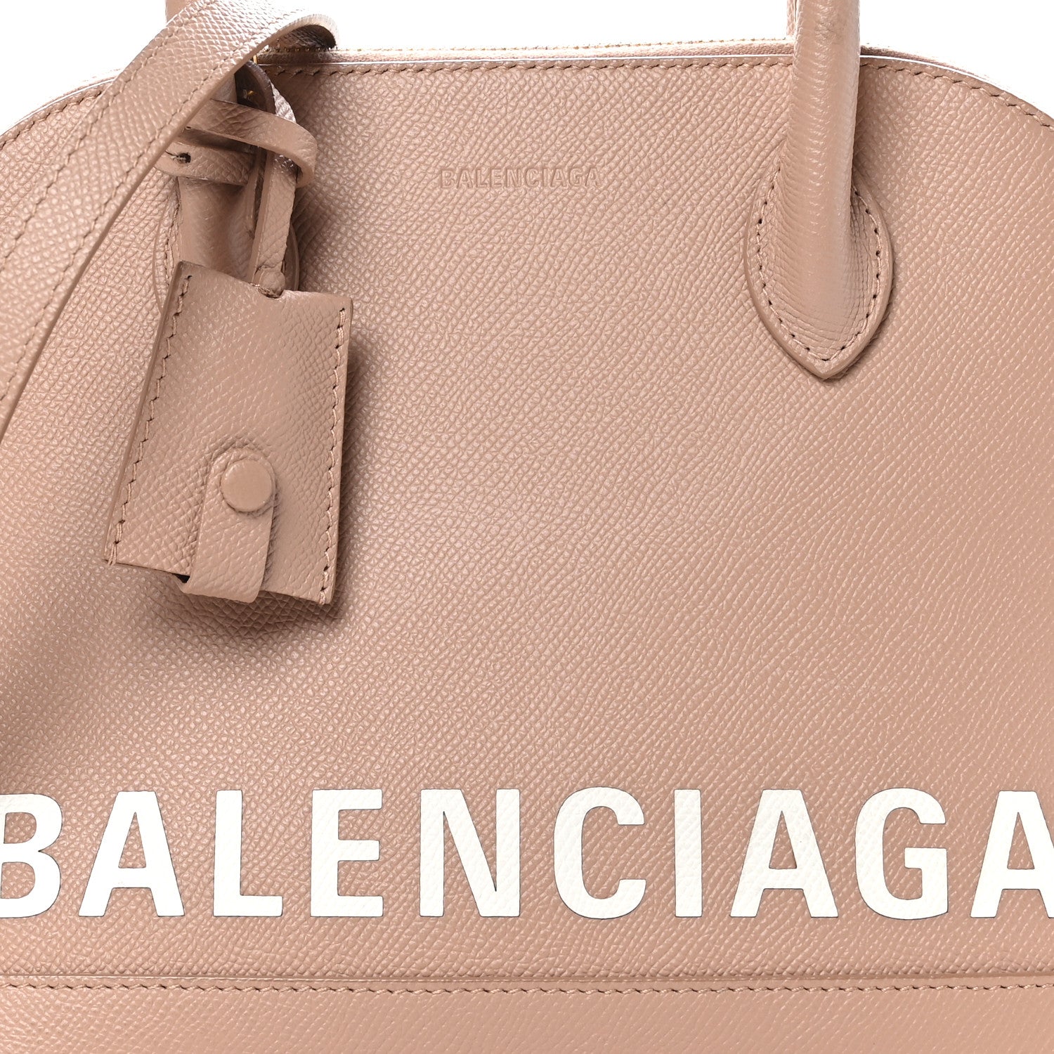 Balenciaga Grained Calfskin S Ville Top Handle Bag Beige Tapioca 9 of 11