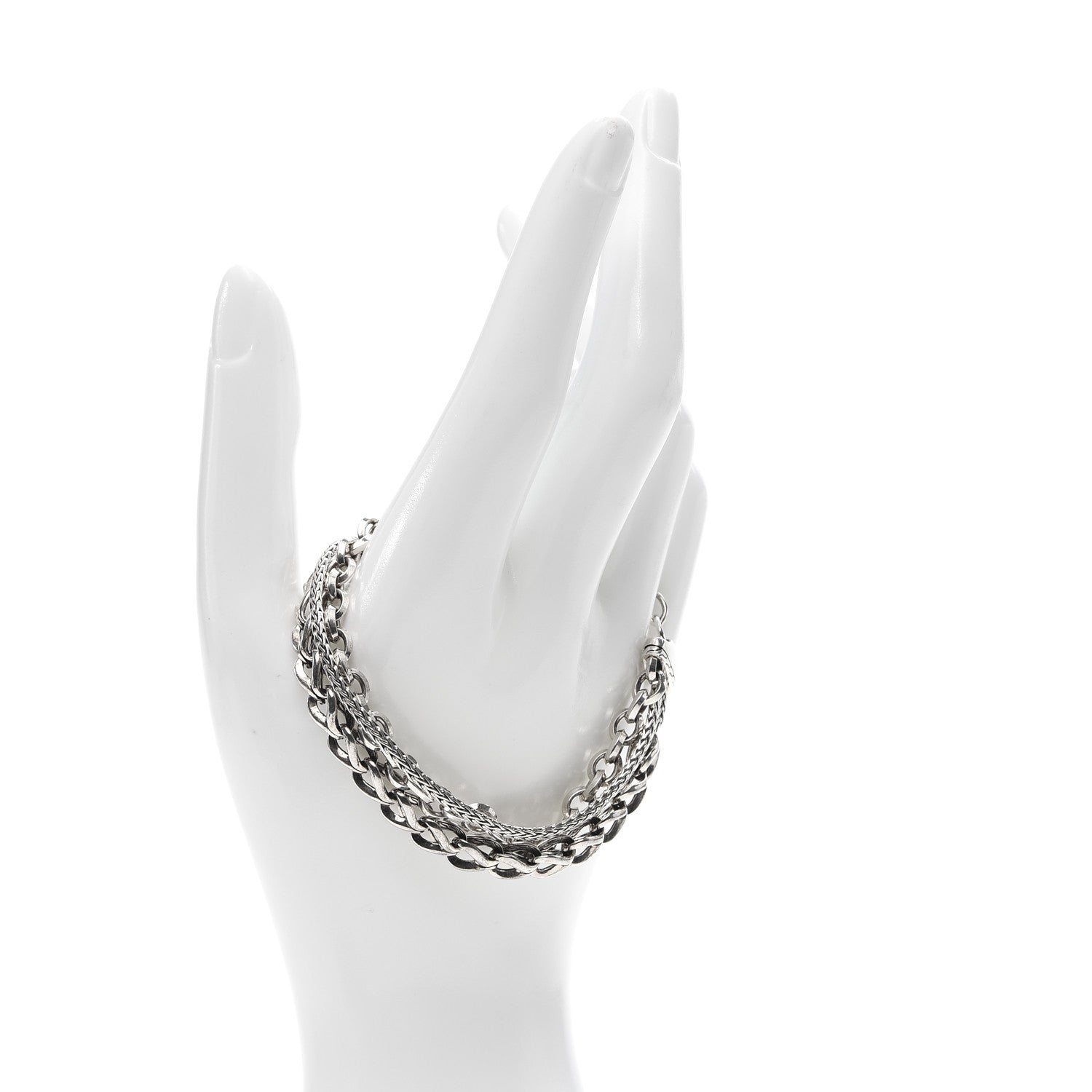 John Hardy Sterling Silver Multi-Chain Bracelet 2 of 5