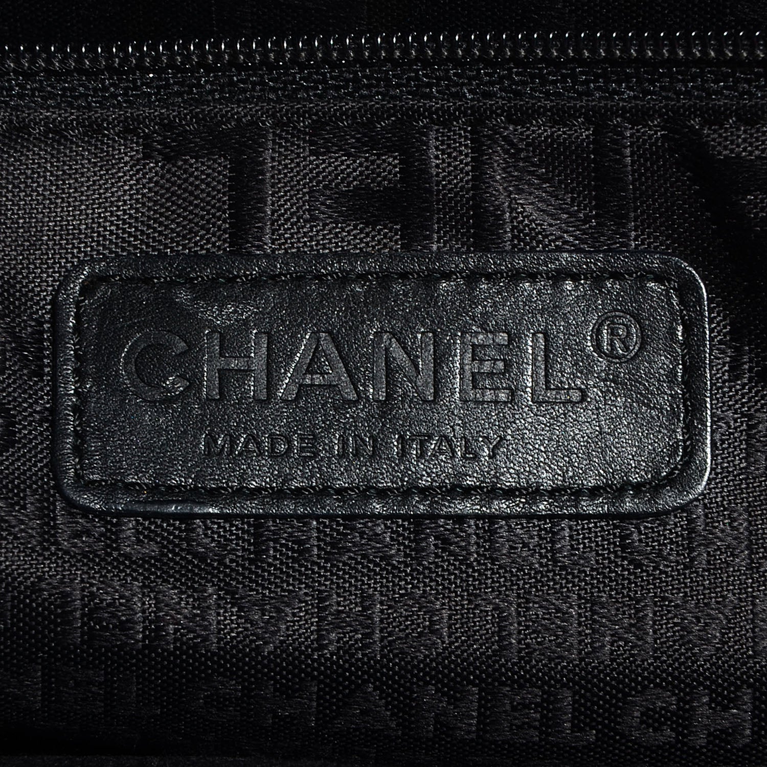 Chanel Lambskin Lax East West Shoulder Bag Black 6 of 7