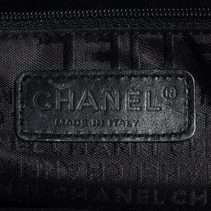 Chanel Lambskin Lax East West Shoulder Bag Black 6 of 7