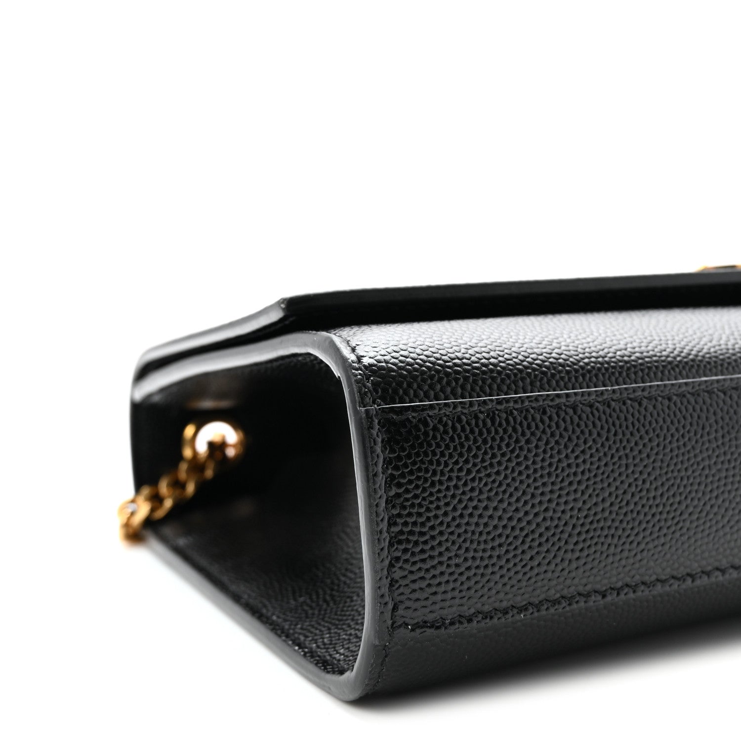 Saint Laurent Grain De Poudre Medium Classic Monogram Kate Satchel Black 8 of 9