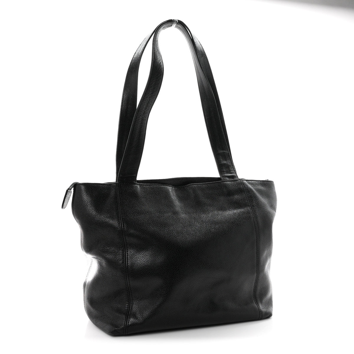 Chanel Caviar CC Shopper Tote Black 4 of 25