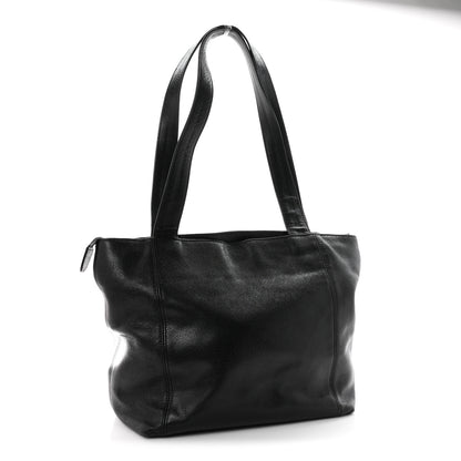 Chanel Caviar CC Shopper Tote Black 4 of 25