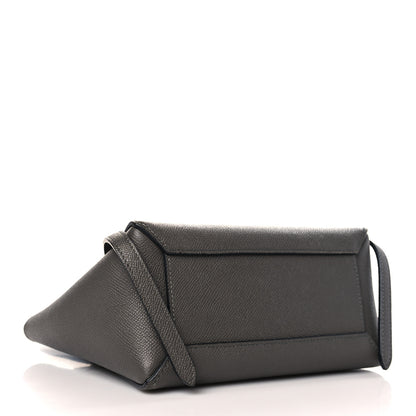 Celine Grained Calfskin Nano Belt Bag Grey 4 of 9