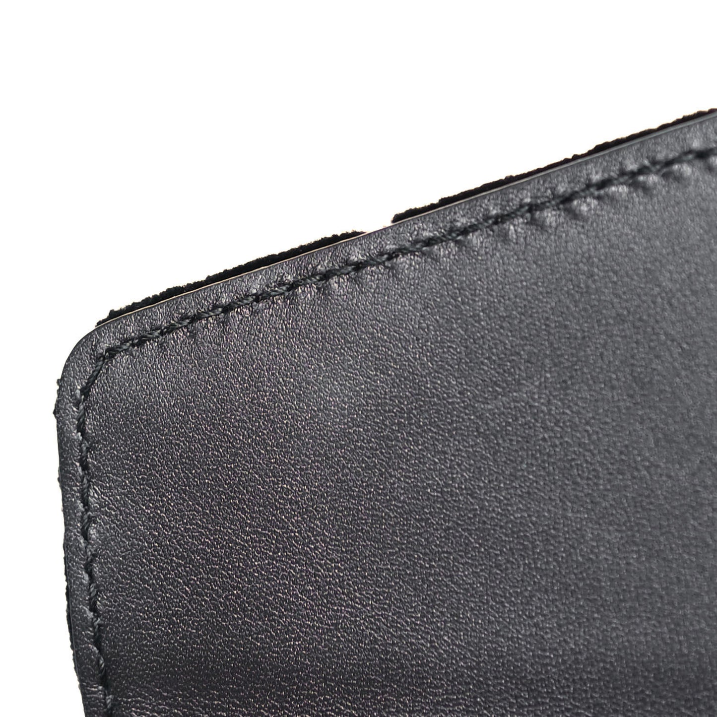 Velvet GG Monogram Mini Dionysus Chain Wallet Black
