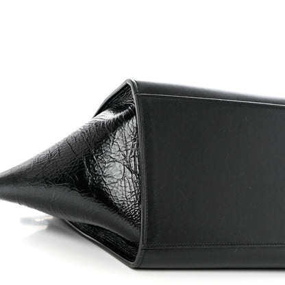 Celine Shiny Goatskin Small Trapeze Black 7 of 9