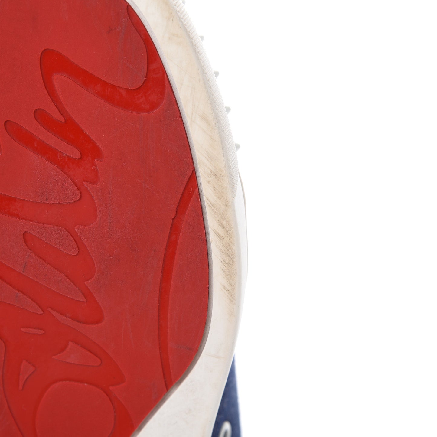 Denim Velours Spikes Vieira Flat Sneaker 41 Navy Latte