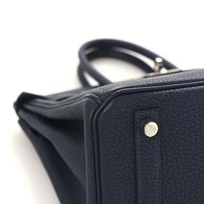 Hermes Togo Birkin 25 Bleu Nuit 9 of 12