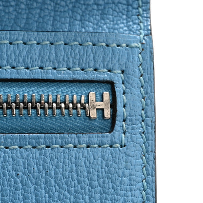 Hermes Chevre Mysore Bearn Gusset Wallet Celeste 10 of 15