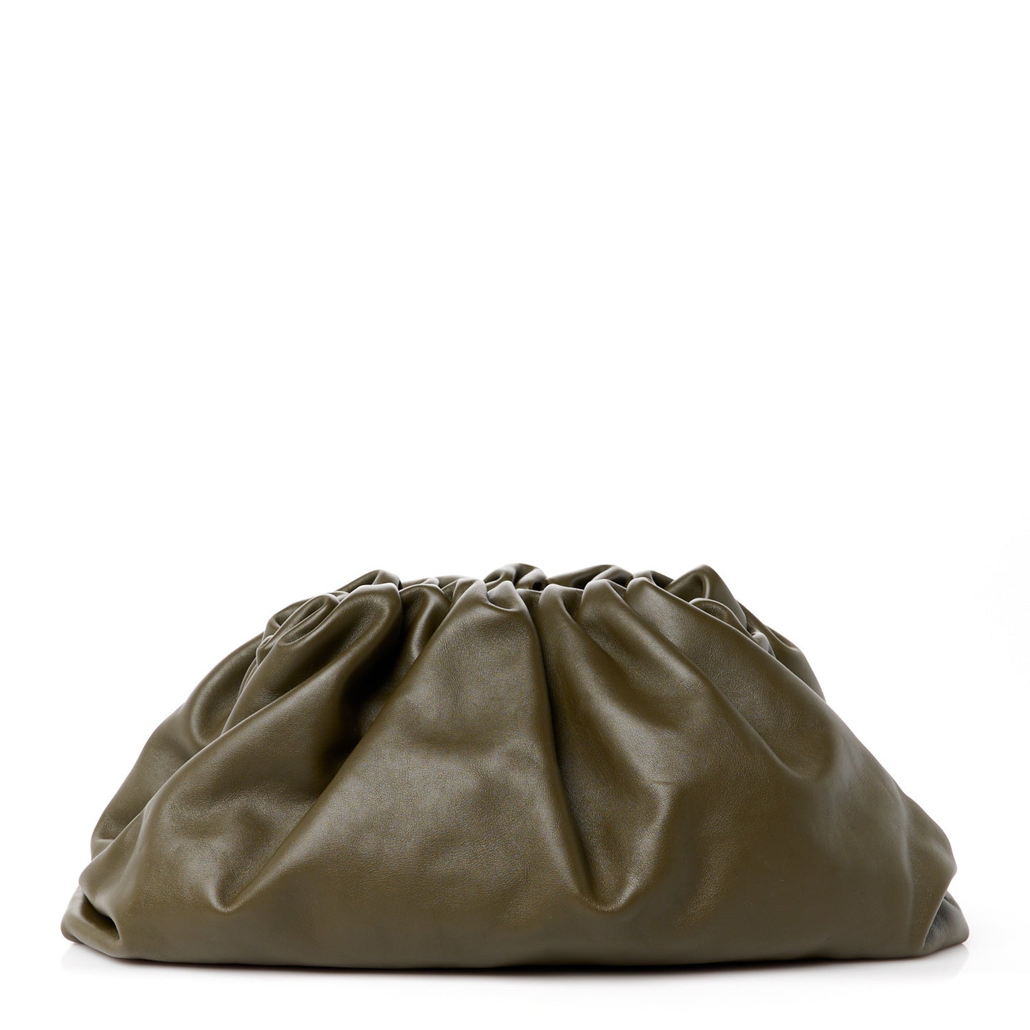 Smooth Butter Calf The Pouch Oversized Clutch Mud