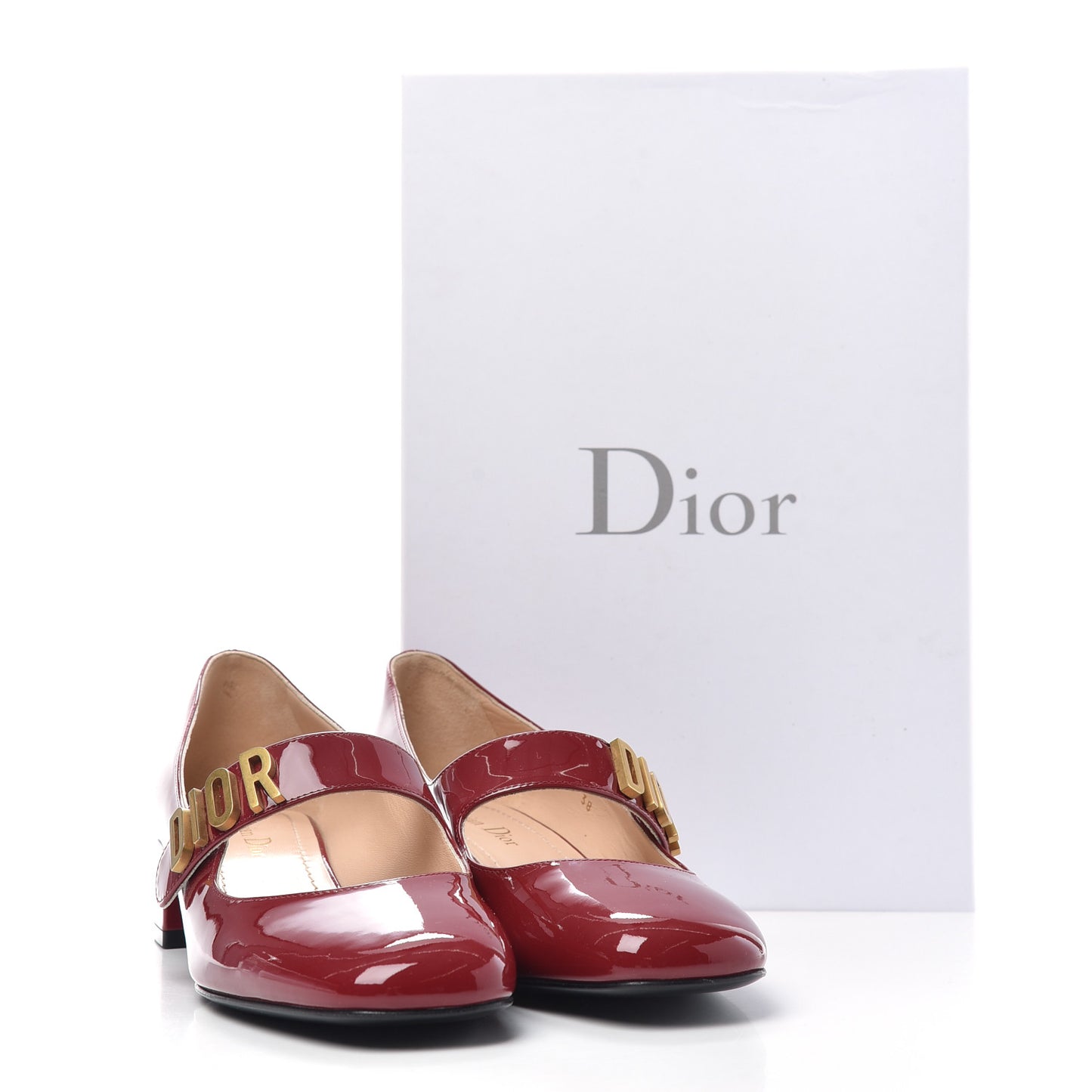 Patent Baby-D Ballet Pumps 38 Scarlet