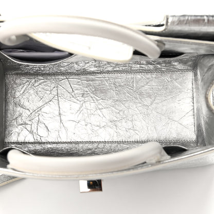 Christian Dior Metallic Calfskin Medium Diorever Flap Silver 5 of 14