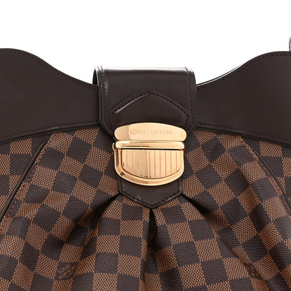 Louis Vuitton Damier Ebene Sistina MM 7 of 9
