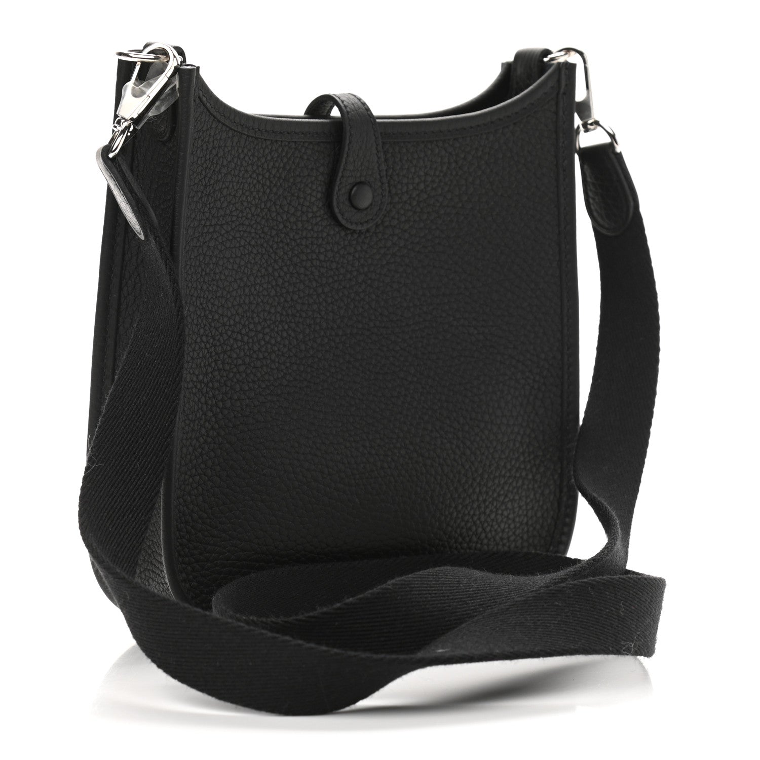 Hermes Taurillon Clemence Evelyne TPM Black 3 of 11