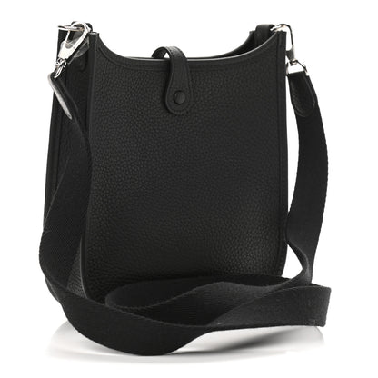 Hermes Taurillon Clemence Evelyne TPM Black 3 of 11