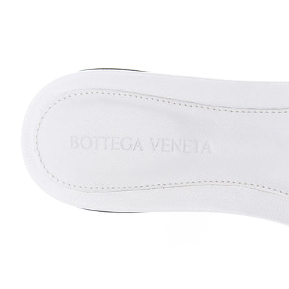 Bottega Veneta Nappa Matelasse Padded Flat Sandals 37.5 Optic White 7 of 8