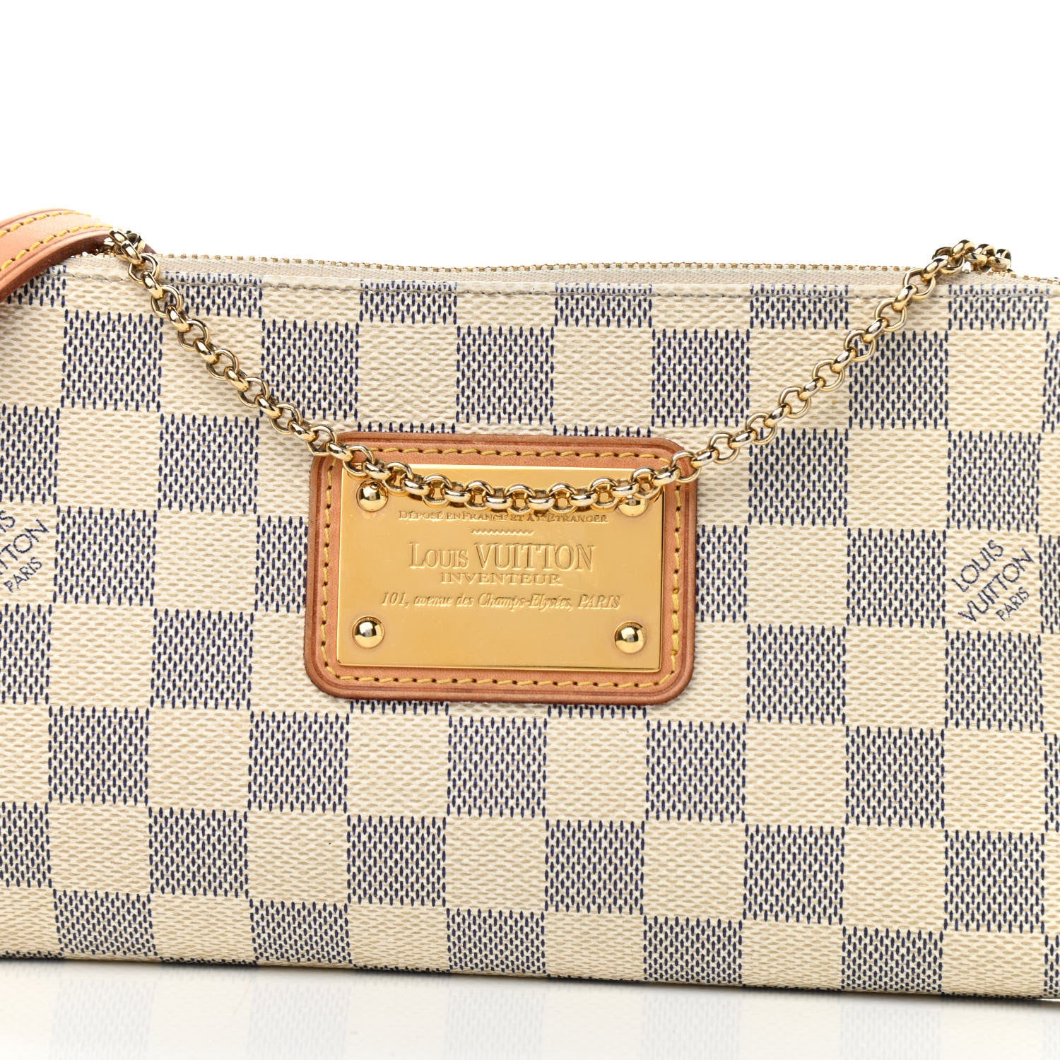 Louis Vuitton Damier Azur Eva Clutch 9 of 12