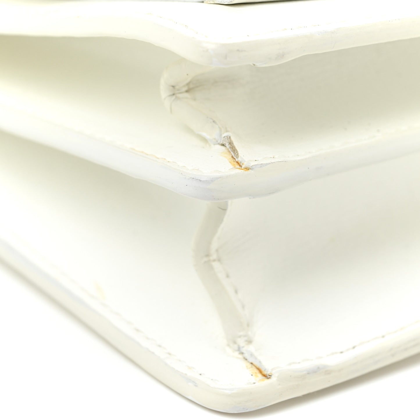 Calfskin Medium Monogram Sunset White