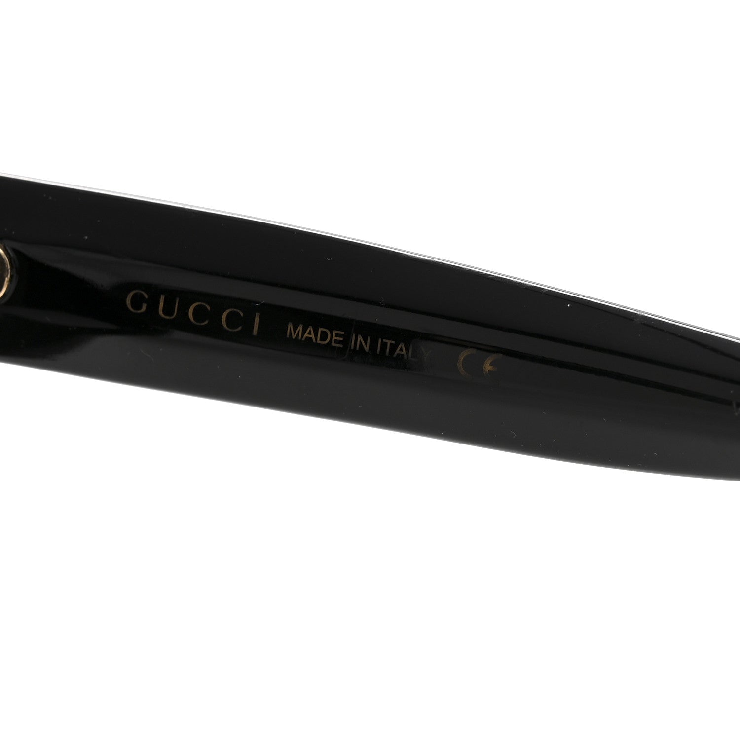 Gucci Acetate Crystal Star Round Frame Sunglasses GG0208S Black 5 of 7