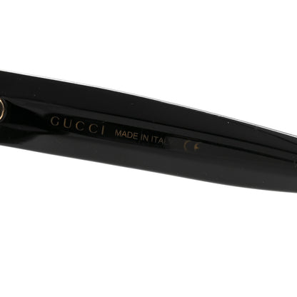 Gucci Acetate Crystal Star Round Frame Sunglasses GG0208S Black 5 of 7