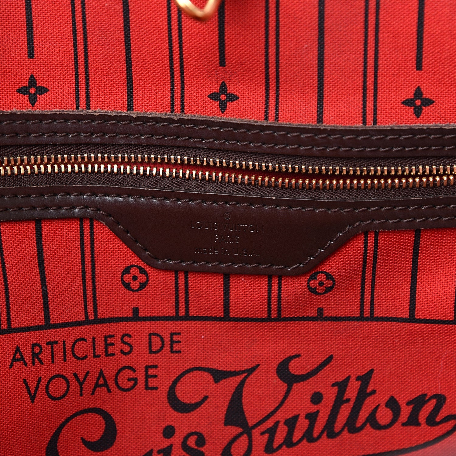 Louis Vuitton Damier Ebene Neverfull GM 5 of 18
