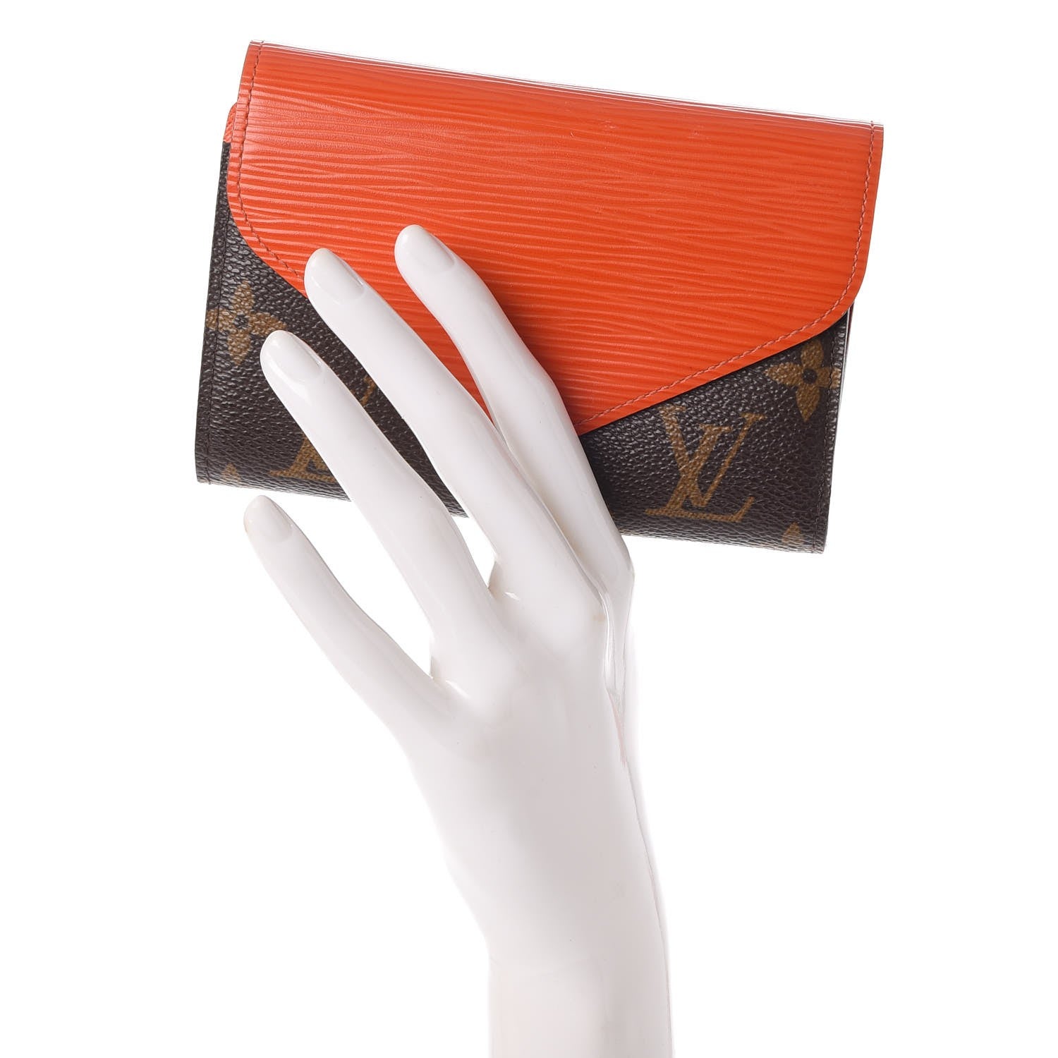 Louis Vuitton Epi Monogram Marie-Lou Compact Wallet Piment 2 of 7