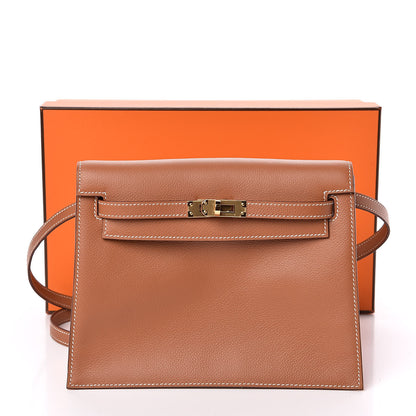 Hermes Evercolor Kelly Danse II Belt Bag Gold 11 of 11